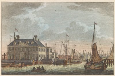Udsigt over New City Inn, ca. 1790 Nieuwe Stads-Herberg i Amsterdam / Vue de L