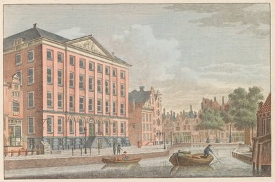 Romersk-katolske jomfruhus i Amsterdam, ca. 1790 R.C. Jomfruens hus i Amsterdam. / Hospice Catolique dite Maison des Vierges à Amsterdam (titel på objekt) af Carel Frederik Bendorp (I)