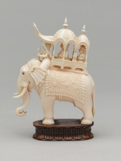 Sort konge, skakbrik, Indien, 1820 ca af Carel Jacobus Behr