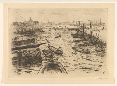 Havneudsigt af Carel Nicolaas Storm van 