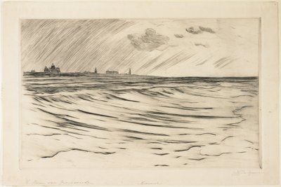 Marine-Surf af Carel Nicolaas Storm van 