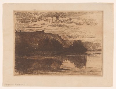 Ruiner af kasteel Poilvache Ruinerne af Poilvache, nær Dinant (original titel) af Carel Nicolaas Storm van 