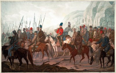 Kosakker af kosakkerne i uralen gennem boheme af Carl Adolph Heinrich Hess