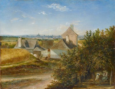 Udsigt over Wien fra Grinzing af Carl Agricola