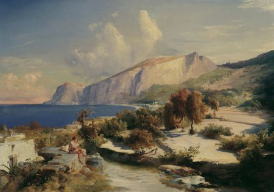 Eftermiddag på Capri af Carl Blechen