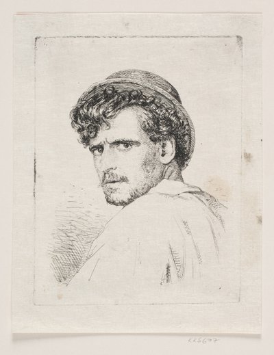 Hoved af en Italiener af Carl Bloch