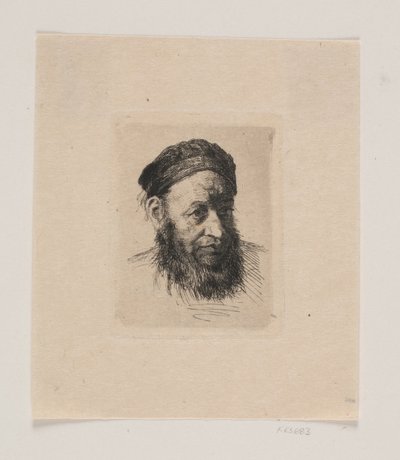 Hoved af en gammel Sømand af Carl Bloch