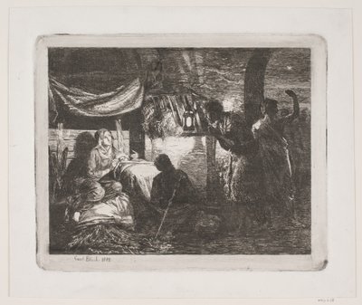 Hyrdernes tilbedelse af Carl Bloch