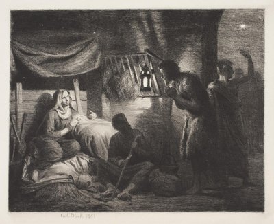 Hyrdernes tilbedelse af Carl Bloch