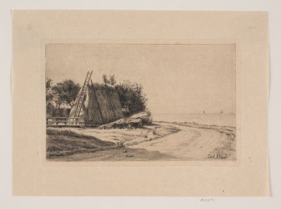 Landskabet med Høstakken af Carl Bloch