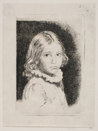 Portræt af Clara Emilie Rose Bloch af Carl Bloch