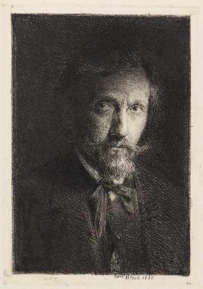 Selvportræt af Carl Bloch