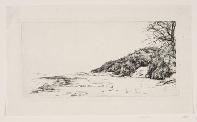 Skrænten ved Havet af Carl Bloch
