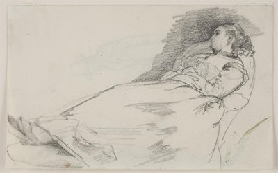 Sovende kvinde (Alma Bloch) af Carl Bloch