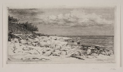 Stenet Strandbred af Carl Bloch