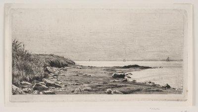 Strandparti. Solskin i Havet af Carl Bloch