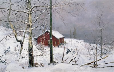 En lille bedrift (olie på lærred) af Carl Edvard Diriks