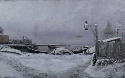 December Day near Drøbak af Carl Edvard Diriks