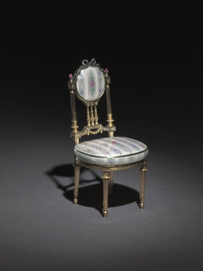 Miniature Chair, 1896-1906dani af Carl Fabergé