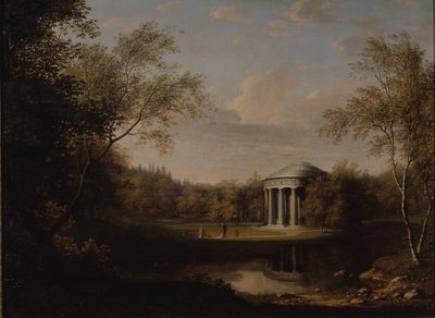 Udsigt over venskabtemplet i Pavlovsk, ca. 1800 af Carl Ferdinand von Kugelgen