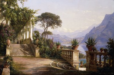 Loggia Fra Como, 1880 af Carl Frederick Aagaard