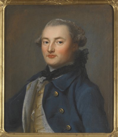 Grev Georg Magnus Sprengtporten, homme politique suedois, finlandais et russe - Portræt af grev Georg Magnus Sprengtporten (1740-1819), af Brander, Carl Fredrich (1705-1779). Olie på lærred, anden halvdel af 1700-tallet. Mål: 60x50 cm. national musik af Carl Fredrich Brander