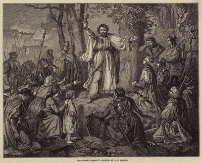 Hussitprædikenen af Carl Friedrich Lessing
