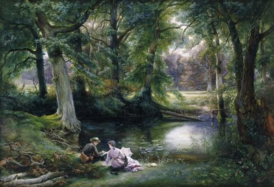 Kunstundervisningen, 1870 af Carl Friedrich Wilhelm Trautschold