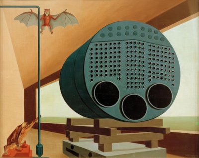 Dampkedel med flagermus af Carl Grossberg