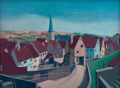frankisk landsby af Carl Grossberg