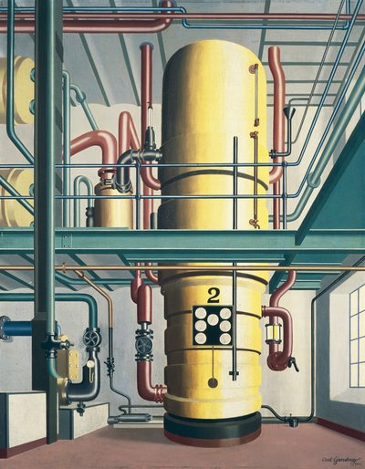 Gul kedel af Carl Grossberg