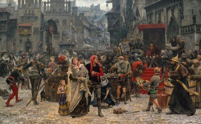 Valdemar IV Atterdag (c.1320-75) Holding Visby to Ransom af Carl Gustaf Hellqvist