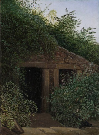 En forvokset mineskakt, ca. 1824. af Carl Gustav Carus
