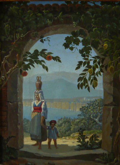 Hukommelse af Sorrento af Carl Gustav Carus