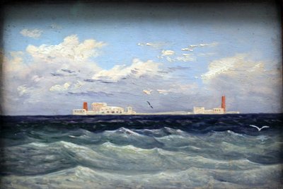 Tysk: Mittelländische Seefestung Middelhavsøens fæstning af Carl Gustav Carus