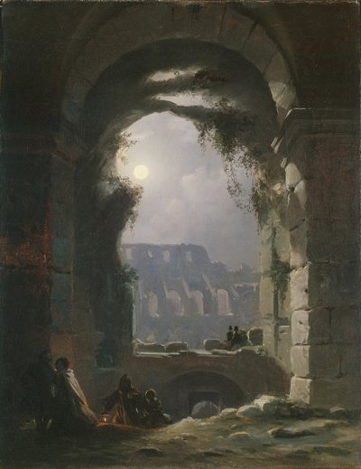 Colosseum i natten, begyndelsen af 1830