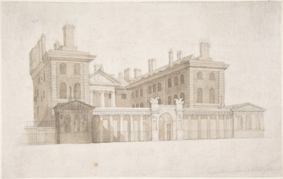 Det gamle admiralitet i London af Carl Gustav Carus