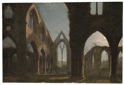 Tintern Abbey (olie på lærred) af Carl Gustav Carus