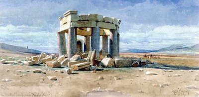 En muslimsk grav nær Baalbek af Carl Haag