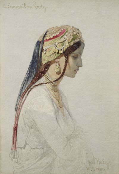 En samaritansk dame, 1859 af Carl Haag