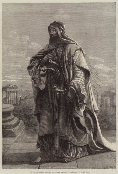 Es Salaam, Sheikh Michael El Musrab, Anazeh, ved Palmyra af Carl Haag