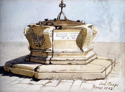 Font, Venedig af Carl Haag