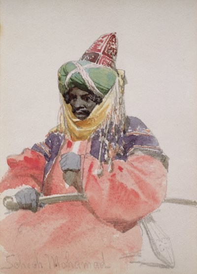 Portræt af en araber af Carl Haag