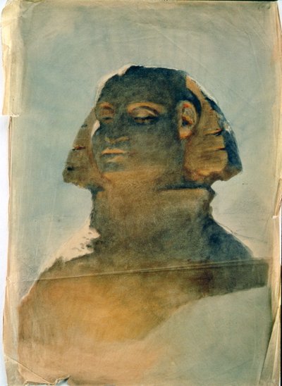 Sphinx i Giza af Carl Haag