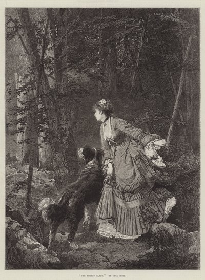 Skovgladen af Carl Heinrich Hoff