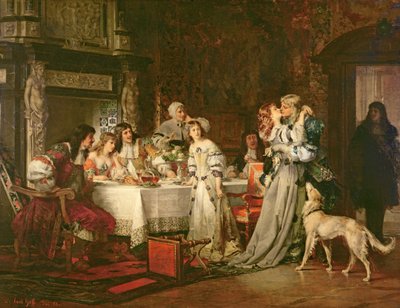 Tilbagekomsten, 1870 af Carl Heinrich Hoff