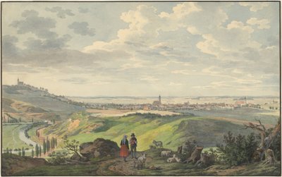 Byen Arnberg i Oberpfalz af Carl Heinzmann