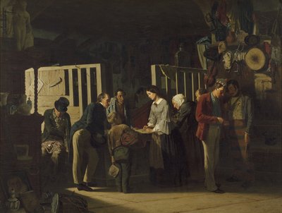 Pantelånerbutikken II, 1859 af Carl Hendrik d Unker