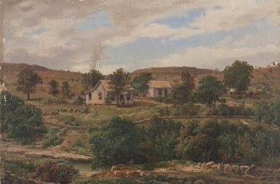 Klappenbach Ranch nær Johnson City, Texas af Carl Hermann Frederick Lungkwitz