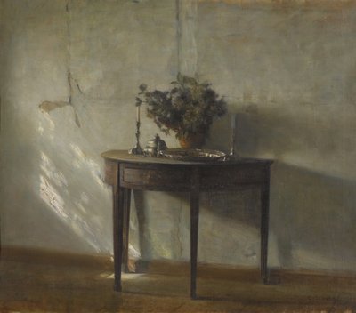 Et solbelyst interiør af Carl Holsoe